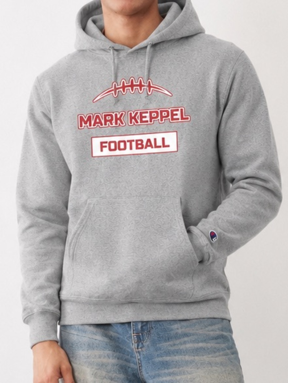 Champion Eco Authentic Hoodie Medium Mark Keppel Football